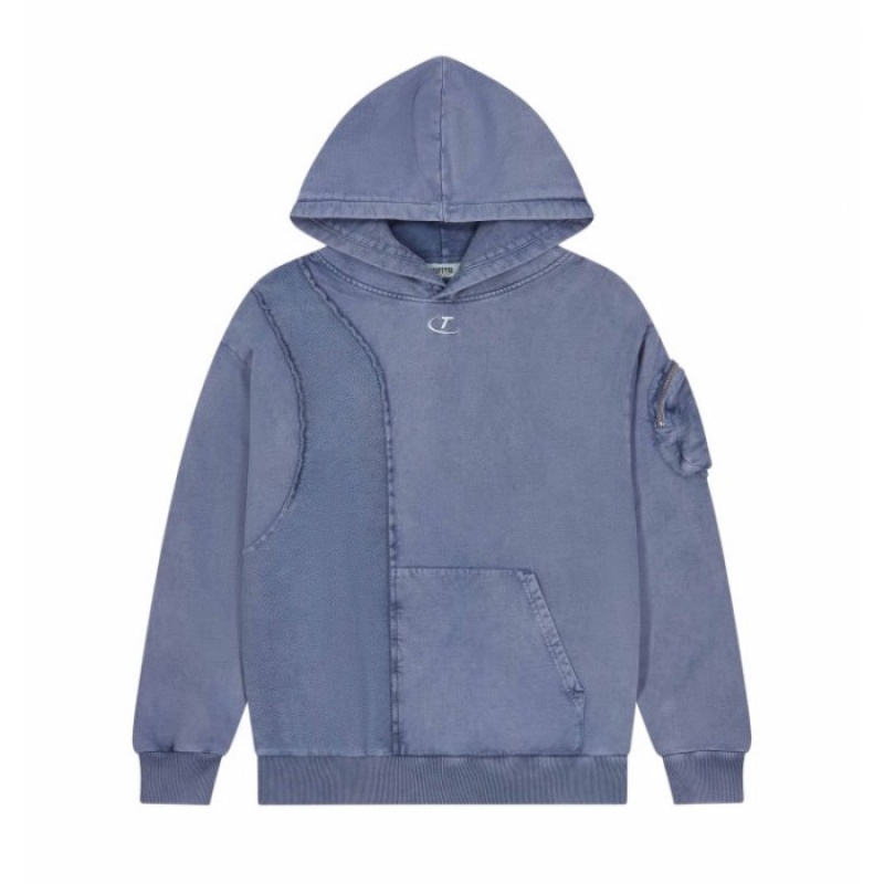 Trapstar Construct Hoodie Trainingsanzug Herren Blau Schweiz | IU21-497