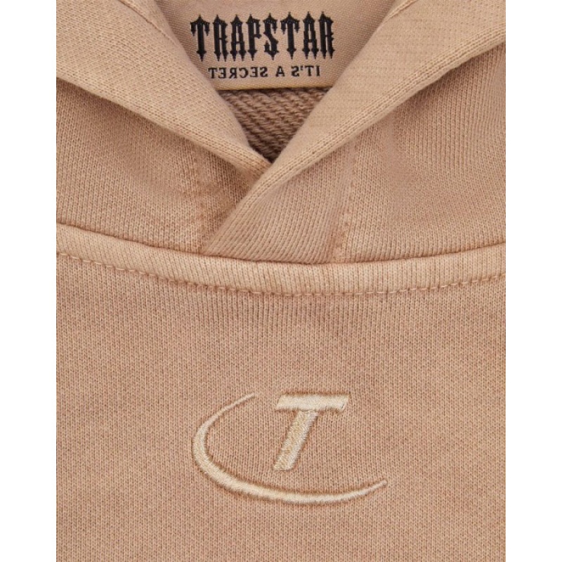 Trapstar Construct Hyperdrive Hoodie Herren Kaffee Schweiz | BH37-216