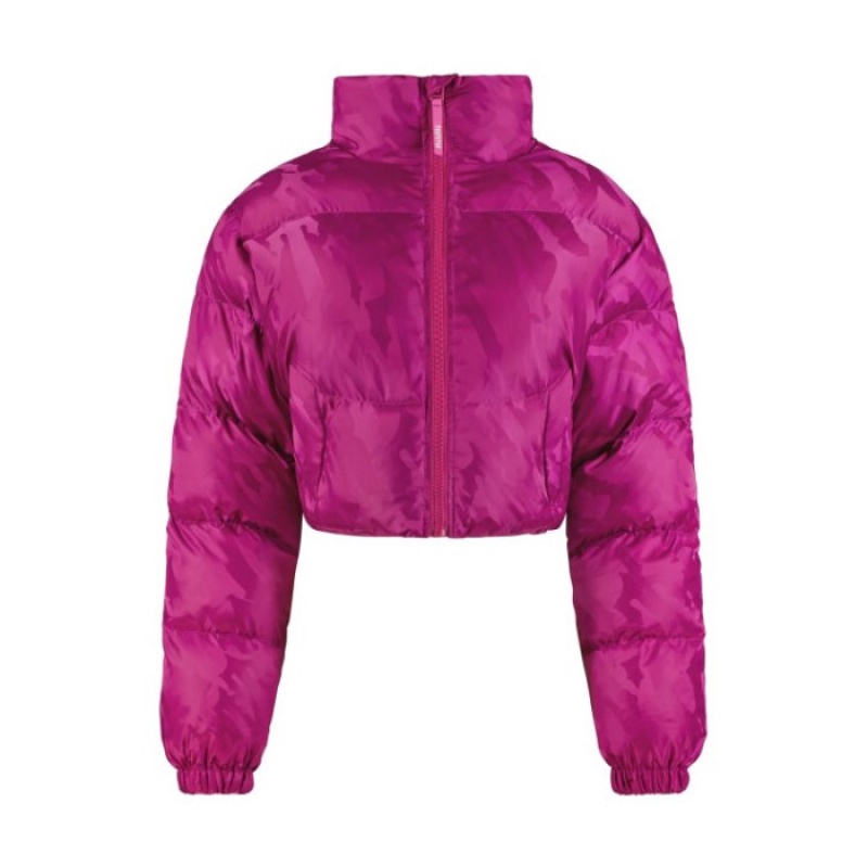 Trapstar Cropped T Jacquard Puffer Oberbekleidung Herren Fuchsie Rosa Schweiz | WH78-645