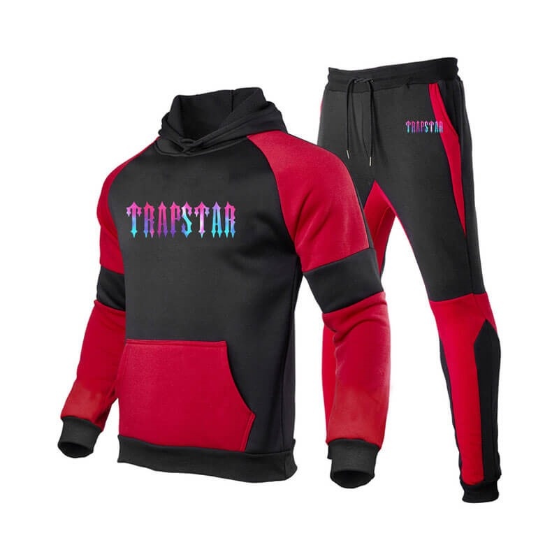 Trapstar Fleece Causal Sport Trainingsanzug Herren Rot Schweiz | WB74-948