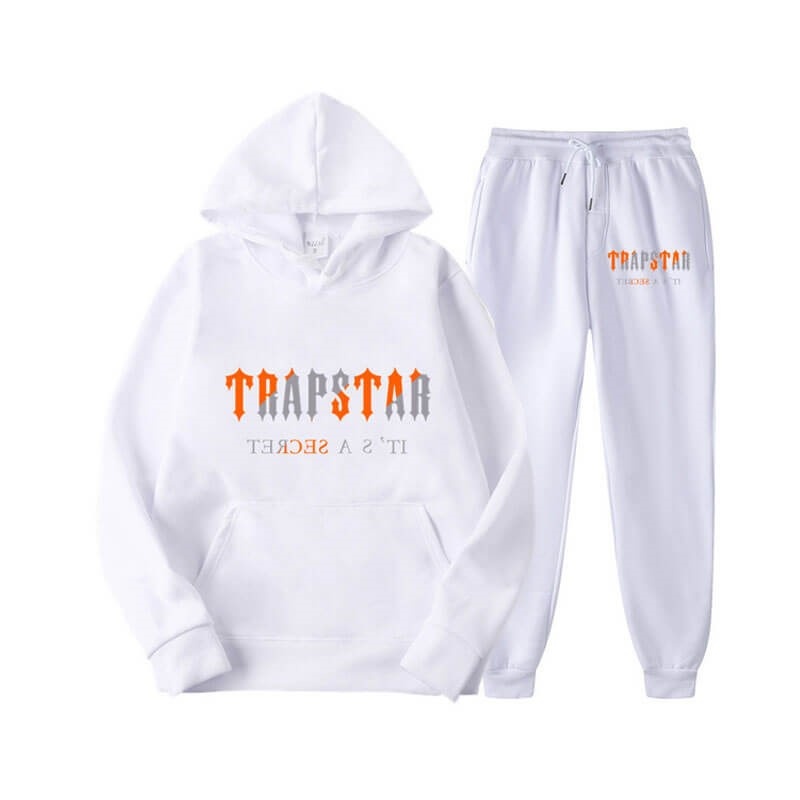 Trapstar Fleece It\'s Secret Trainingsanzug Herren Weiß Schweiz | CB78-693