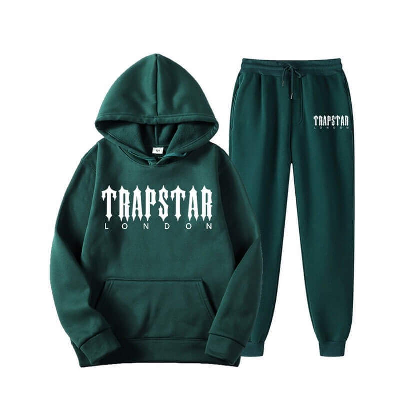 Trapstar Fleece London Shining Trainingsanzug Herren Grün Schweiz | WA92-239