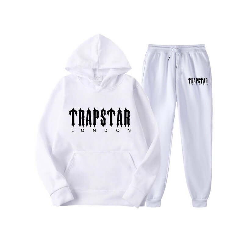 Trapstar Fleece London Trainingsanzug Herren Weiß Schweiz | RS07-055