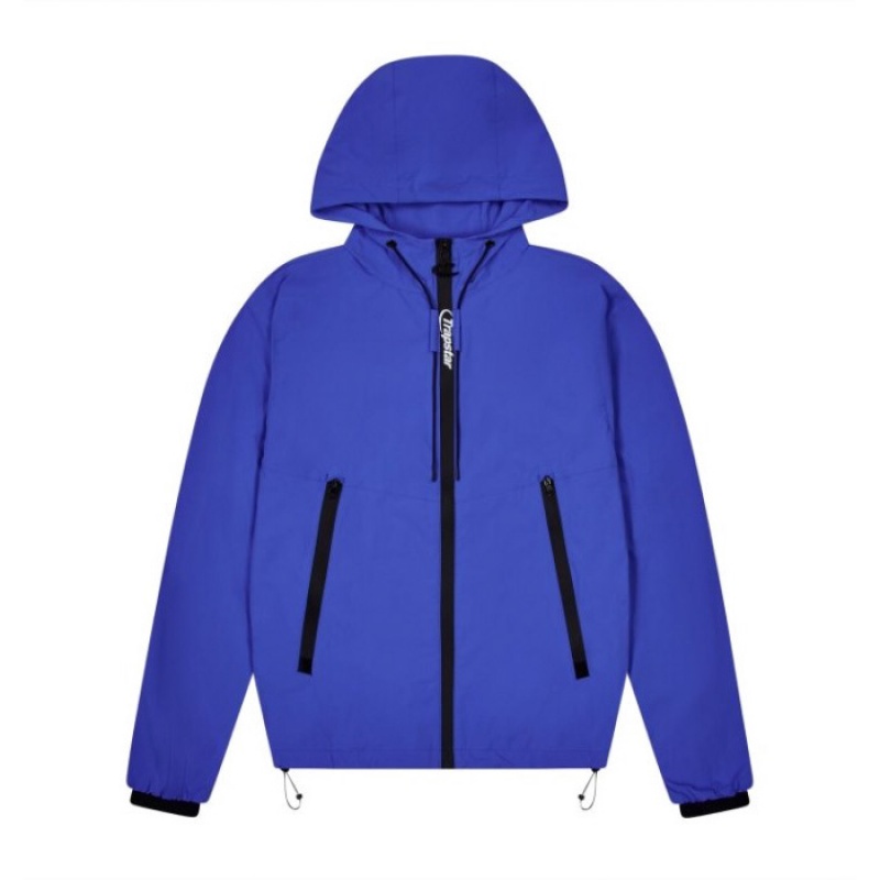 Trapstar Hyperdrive Embossed Windbreaker Oberbekleidung Herren Blau Schweiz | ZZ08-614