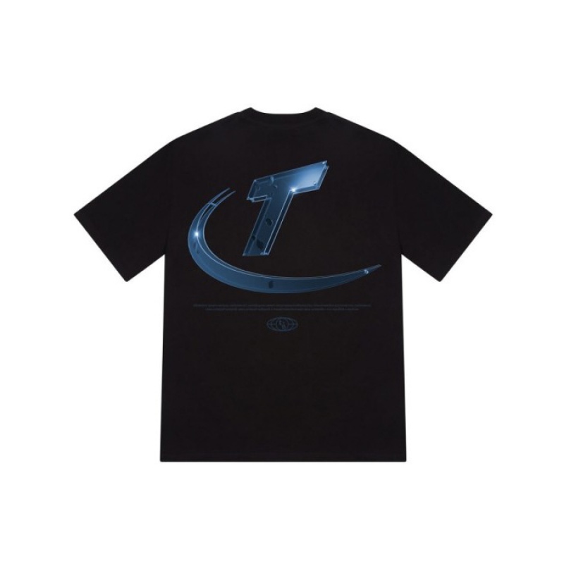 Trapstar Hyperdrive High Density Tee T-shirts Herren Schwarz Schweiz | WH44-076