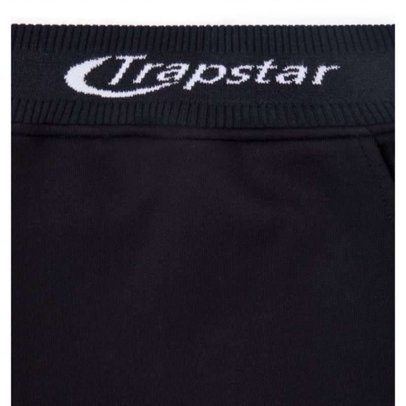 Trapstar Hyperdrive Rib Hoodie Shorts Set Trainingsanzug Herren Schwarz Schweiz | XN24-963