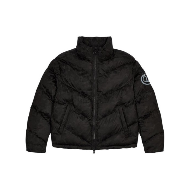 Trapstar Hyperdrive Sleeve Puffer Oberbekleidung Herren Schwarz Camouflage Schweiz | FQ38-251