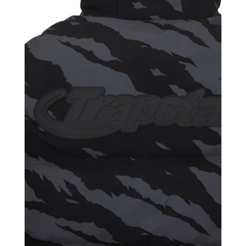 Trapstar Hyperdrive Technical Puffer Oberbekleidung Herren Grau Camouflage Schweiz | JU09-498