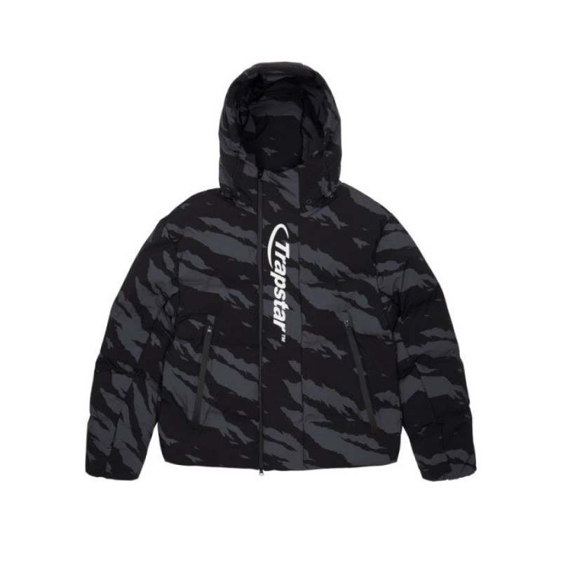 Trapstar Hyperdrive Technical Puffer Oberbekleidung Herren Grau Camouflage Schweiz | JU09-498