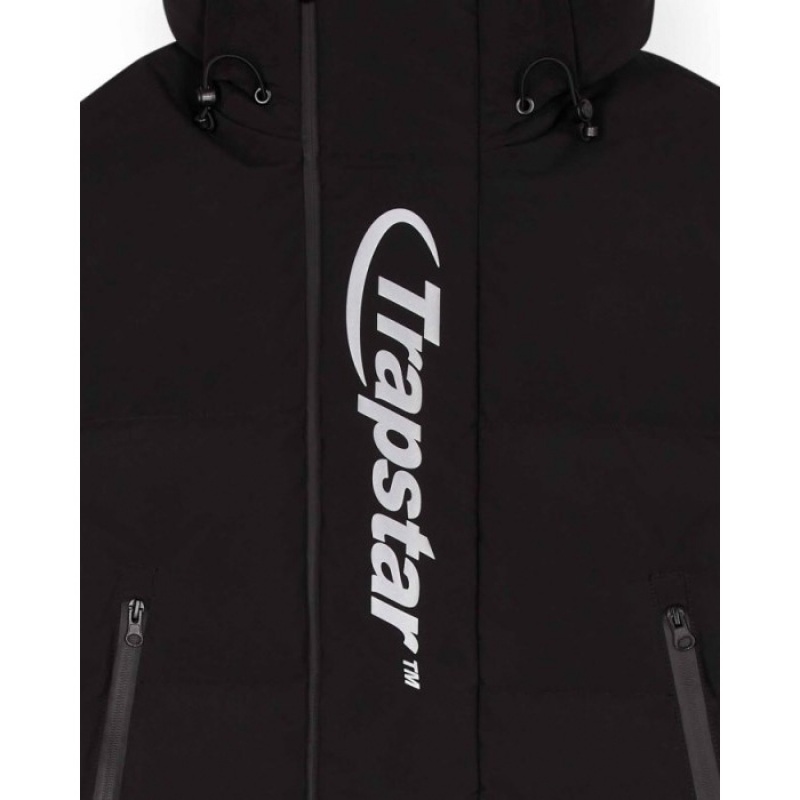 Trapstar Hyperdrive Technical Puffer Oberbekleidung Herren Schwarz Schweiz | TG80-094