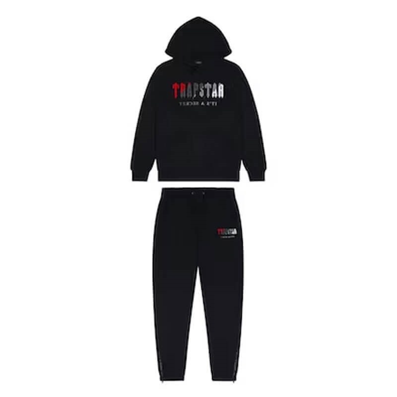 Trapstar Irongate Decoded Hoodie Trainingsanzug Herren Schwarz Schweiz | GG23-927