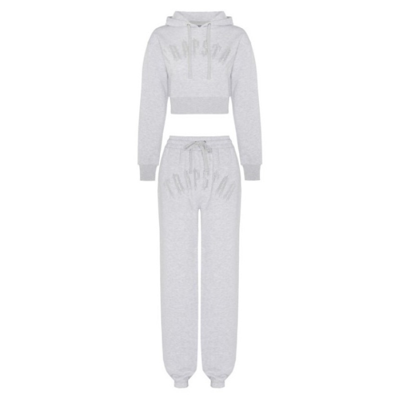 Trapstar Irongate Stud Loose Fit Jogging Bottoms Hose Damen Grau Schweiz | ZE05-633