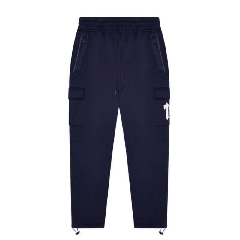 Trapstar Irongate T Trap Fleece Bottoms Hose Herren Navy Schweiz | YH12-414