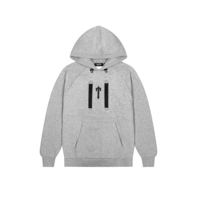 Trapstar Irongate T Trap Fleece Hoodie Herren Grau Schweiz | OU07-800