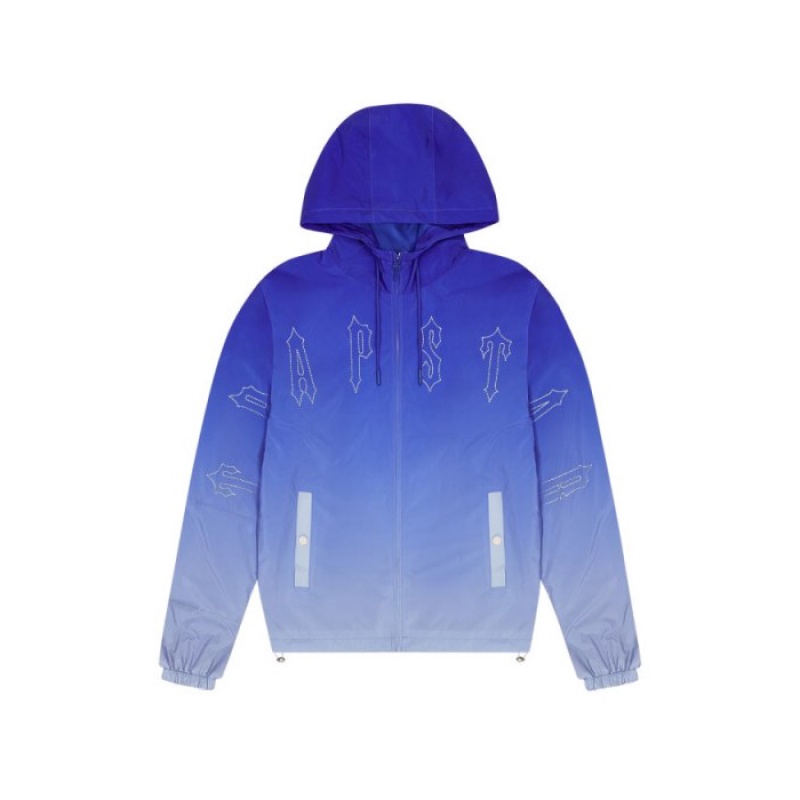 Trapstar Irongate Windbreaker Oberbekleidung Herren Blau Schweiz | IM75-831