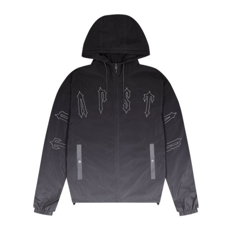 Trapstar Irongate Windbreaker Oberbekleidung Herren Schwarz Schweiz | SN20-357