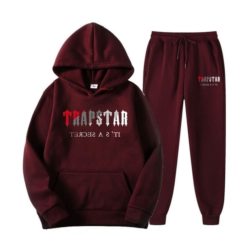 Trapstar It\'s A Secret Set Win Trainingsanzug Herren Bordeaux Rot Schweiz | LE43-900