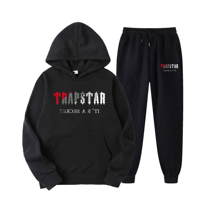 Trapstar It\'s Secret Trainingsanzug Herren Schwarz Schweiz | OV49-674