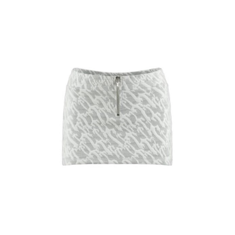 Trapstar Jacquard Mini Röcke Damen Weiß Schweiz | QF30-373