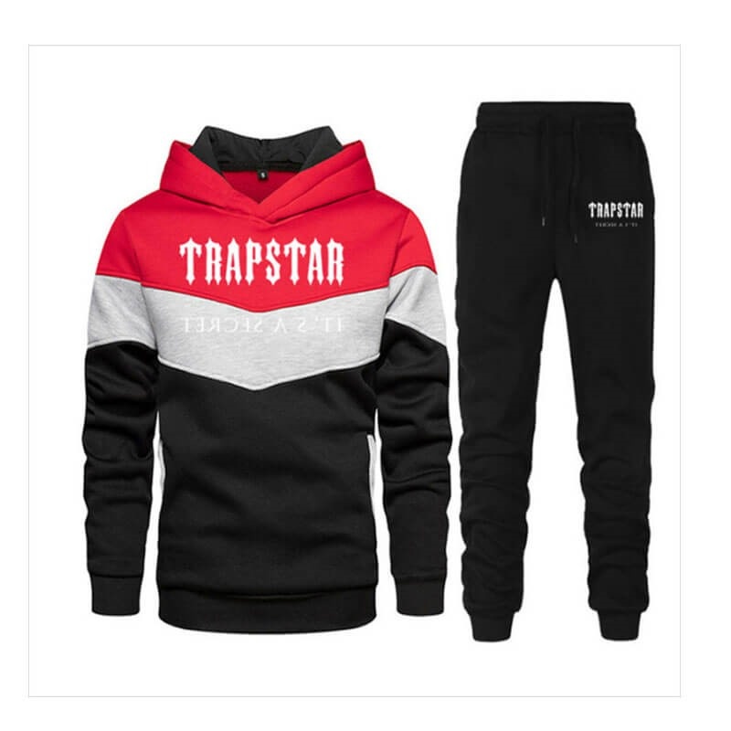 Trapstar Jogging Suit Logo Trainingsanzug Herren Schwarz Schweiz | XO10-076