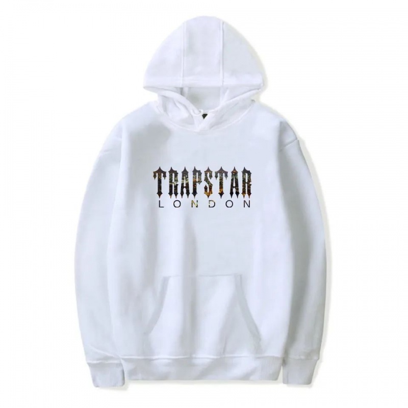 Trapstar London City Hoodie Herren Weiß Schweiz | AU58-018