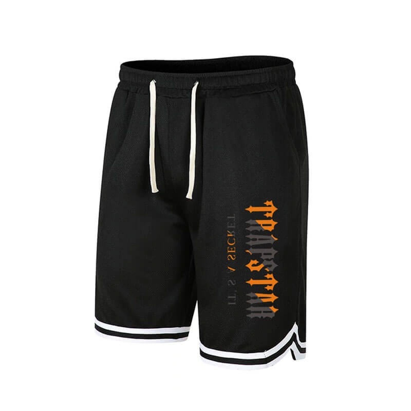 Trapstar Merch Kurze Hose Herren Schwarz Schweiz | OI41-591