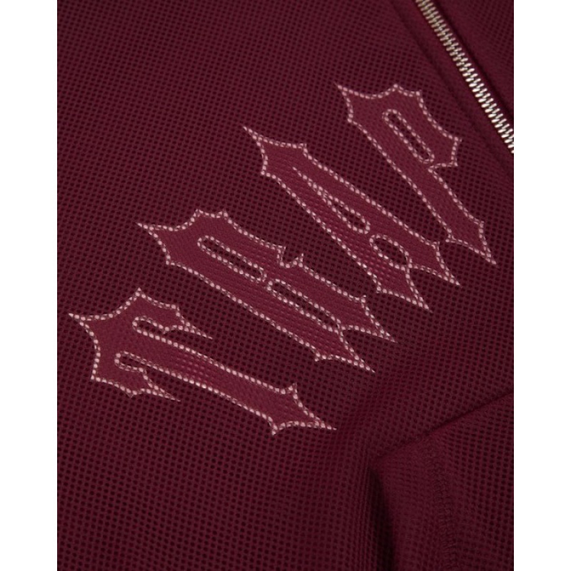 Trapstar Mesh Irongate Arch Hoodie Hoodie Damen Bordeaux Schweiz | NL42-901