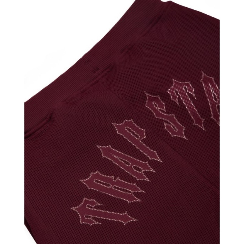 Trapstar Mesh Irongate Arch Jogginghose Damen Bordeaux Schweiz | TY62-267