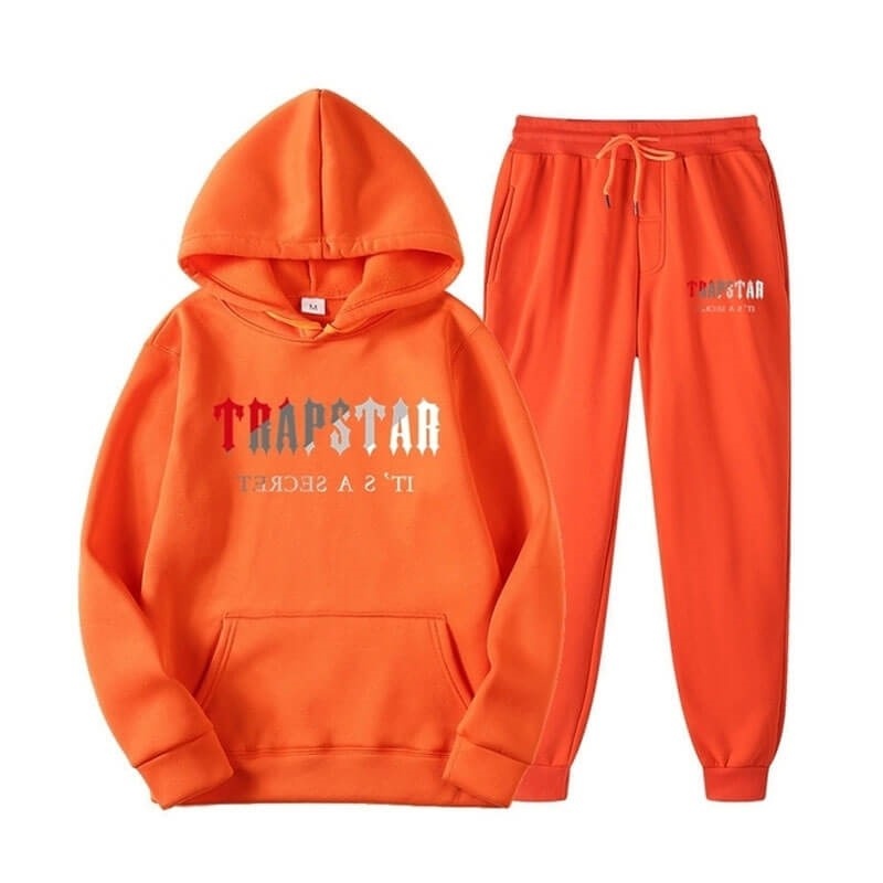 Trapstar Orange It\'s A Secret Set Trainingsanzug Herren Orange Schweiz | ON70-506