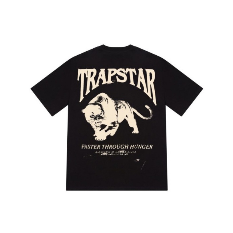 Trapstar Panthera Tee T-shirts Herren Schwarz Schweiz | MH72-648