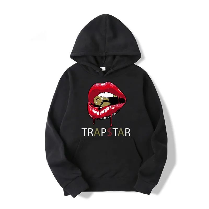 Trapstar Red Lips Hoodie Herren Rot Schweiz | DQ95-630