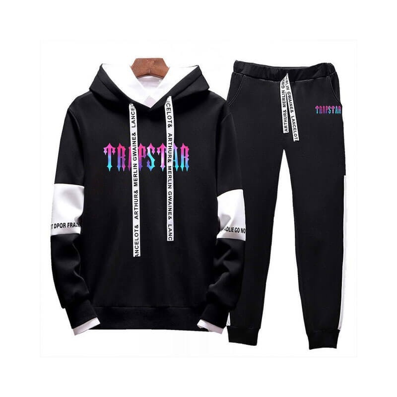 Trapstar Revolution Chenille Decoded Mit Kapuze Trainingsanzug Herren Schwarz Schweiz | KF67-002