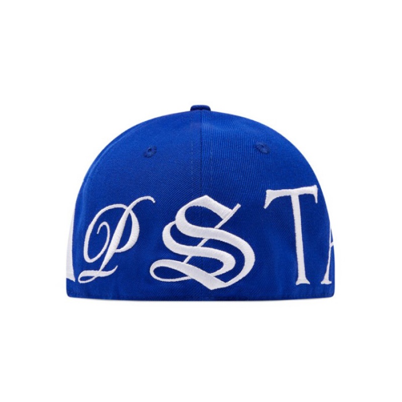 Trapstar Script Fitted Hüte Herren Blau Weiß Schweiz | SY39-500