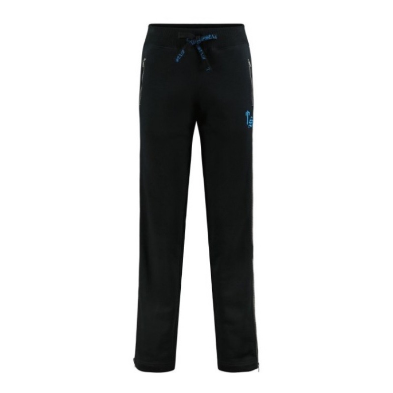 Trapstar Script Zip Leg Jogging Bottoms Hose Damen Schwarz Türkis Schweiz | QV40-444