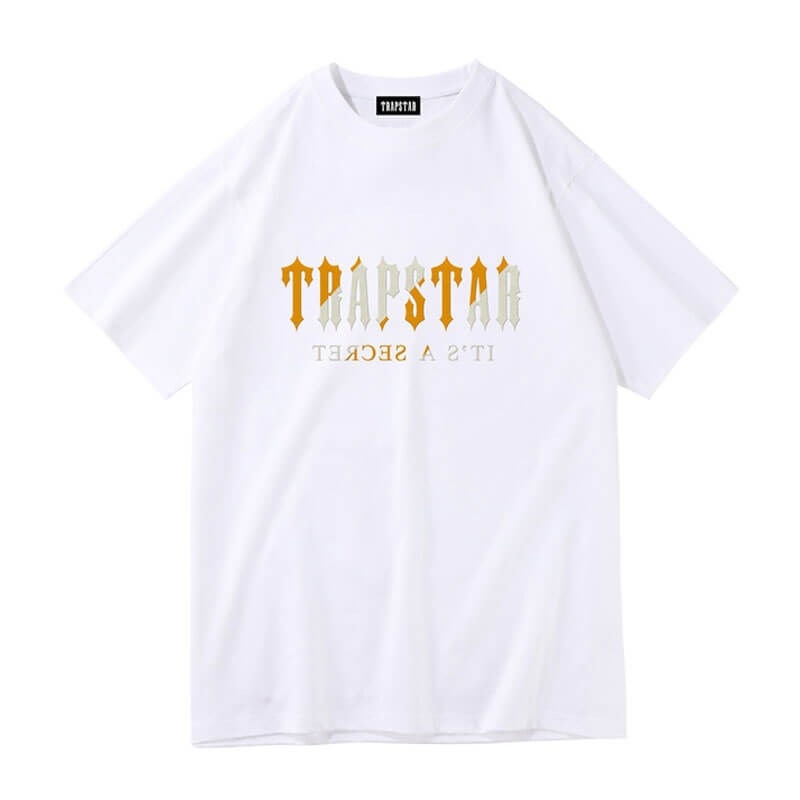 Trapstar Shinning Galaxy its a Secret T-shirts Herren Weiß Schweiz | MJ19-575