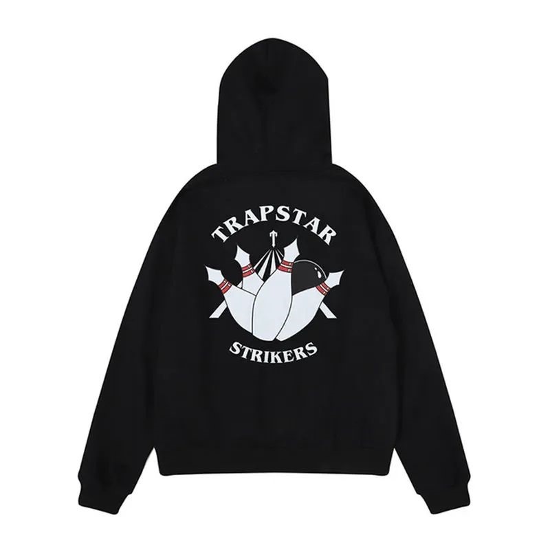 Trapstar Streetwear Strikers Hoodie Herren Schwarz Schweiz | RA16-028