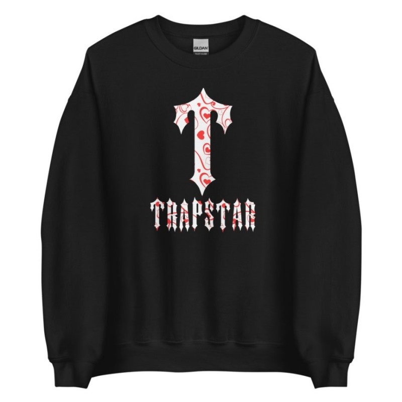 Trapstar T-For Sweatshirts Herren Schwarz Schweiz | RA46-016