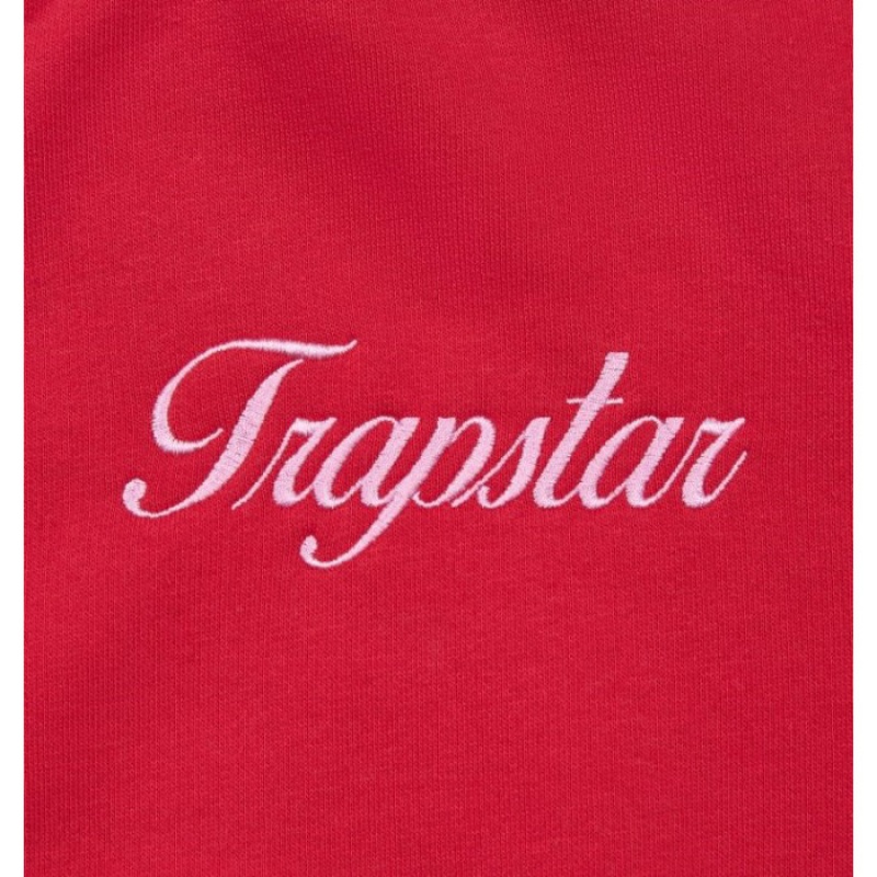 Trapstar TS-Star Zip Up Track Oberteil Damen Rot Schweiz | FP70-646