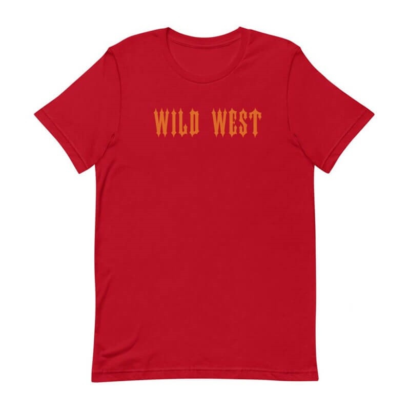 Trapstar Wild West T-shirts Herren Rot Schweiz | VA78-739