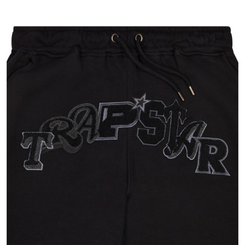 Trapstar Wildcard Chenille Jogging Bottoms Trainingsanzug Herren Schwarz Schweiz | GF90-334