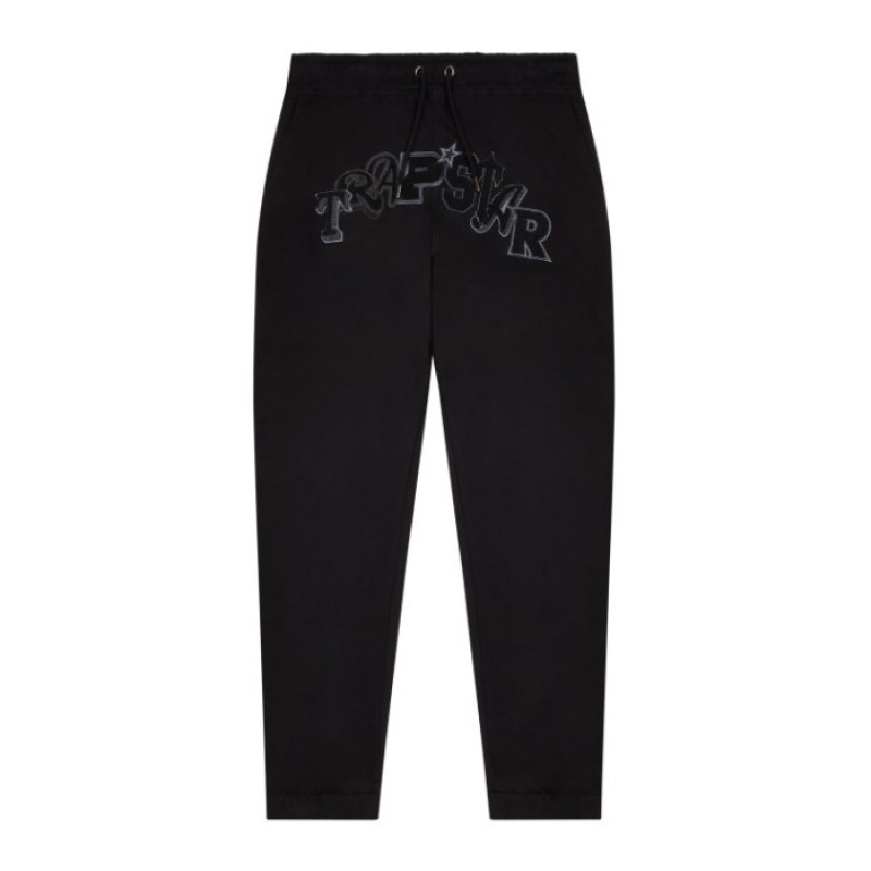 Trapstar Wildcard Chenille Jogging Bottoms Trainingsanzug Herren Schwarz Schweiz | GF90-334