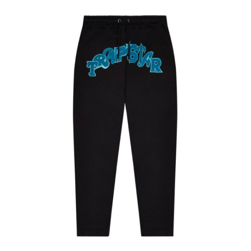 Trapstar Wildcard Jogging Bottoms Hose Herren Schwarz Türkis Schweiz | UD32-693