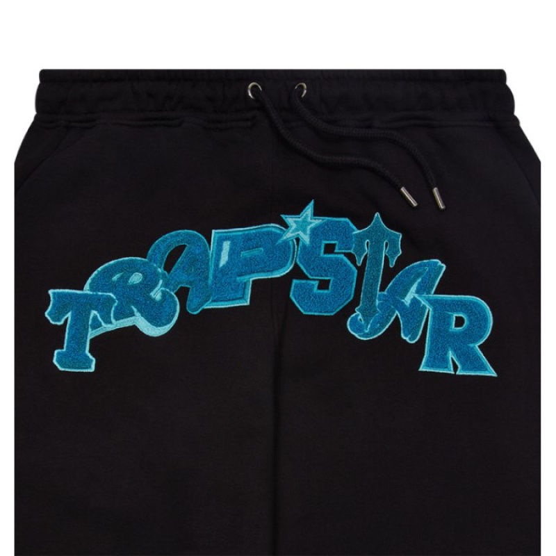 Trapstar Wildcard Jogging Bottoms Trainingsanzug Herren Schwarz Türkis Schweiz | XK85-470