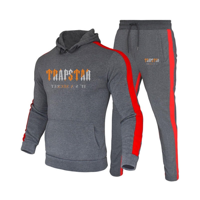 Trapstar Winter Logo Mit Kapuze Trainingsanzug Herren Grau Schweiz | QY51-866