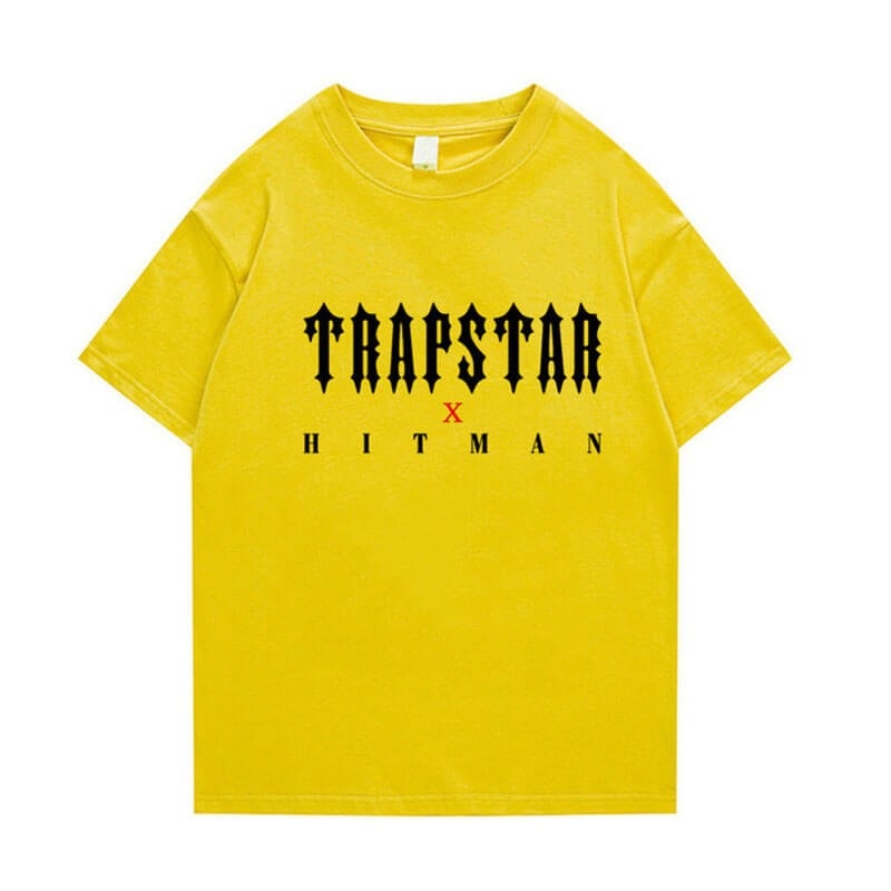 Trapstar X Hitman T-shirts Herren Gelb Schweiz | IK65-624