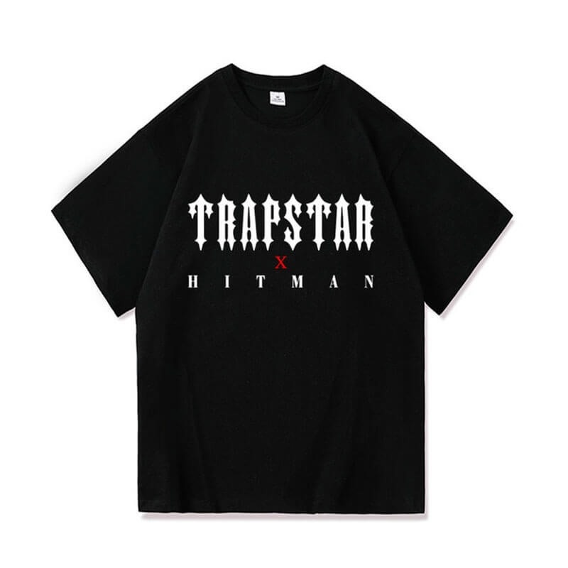 Trapstar X Hitman T-shirts Herren Schwarz Schweiz | EM31-595